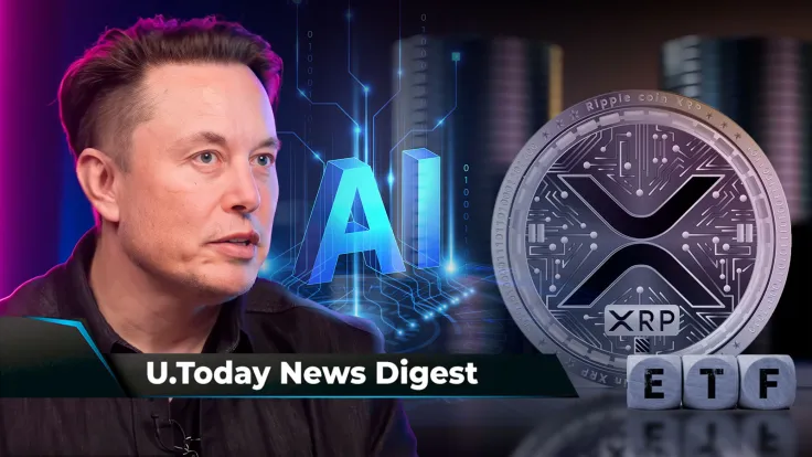 XRP ETF Might Be on Horizon, Per This Hint; Elon Musk's Shocking AI Prediction Stuns Community, SHIB Emerges as Meme Coin Leader: Crypto News Digest by U.Today