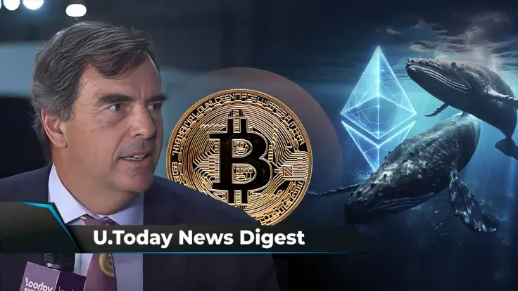 Tim Draper Teases 10-Year Return on His Epic BTC Bet, Surprising ETH Long-Term Indicator Appears, 16 Million XRP Bought by Single Whale on Korean Exchange: Crypto News Digest by U.Today