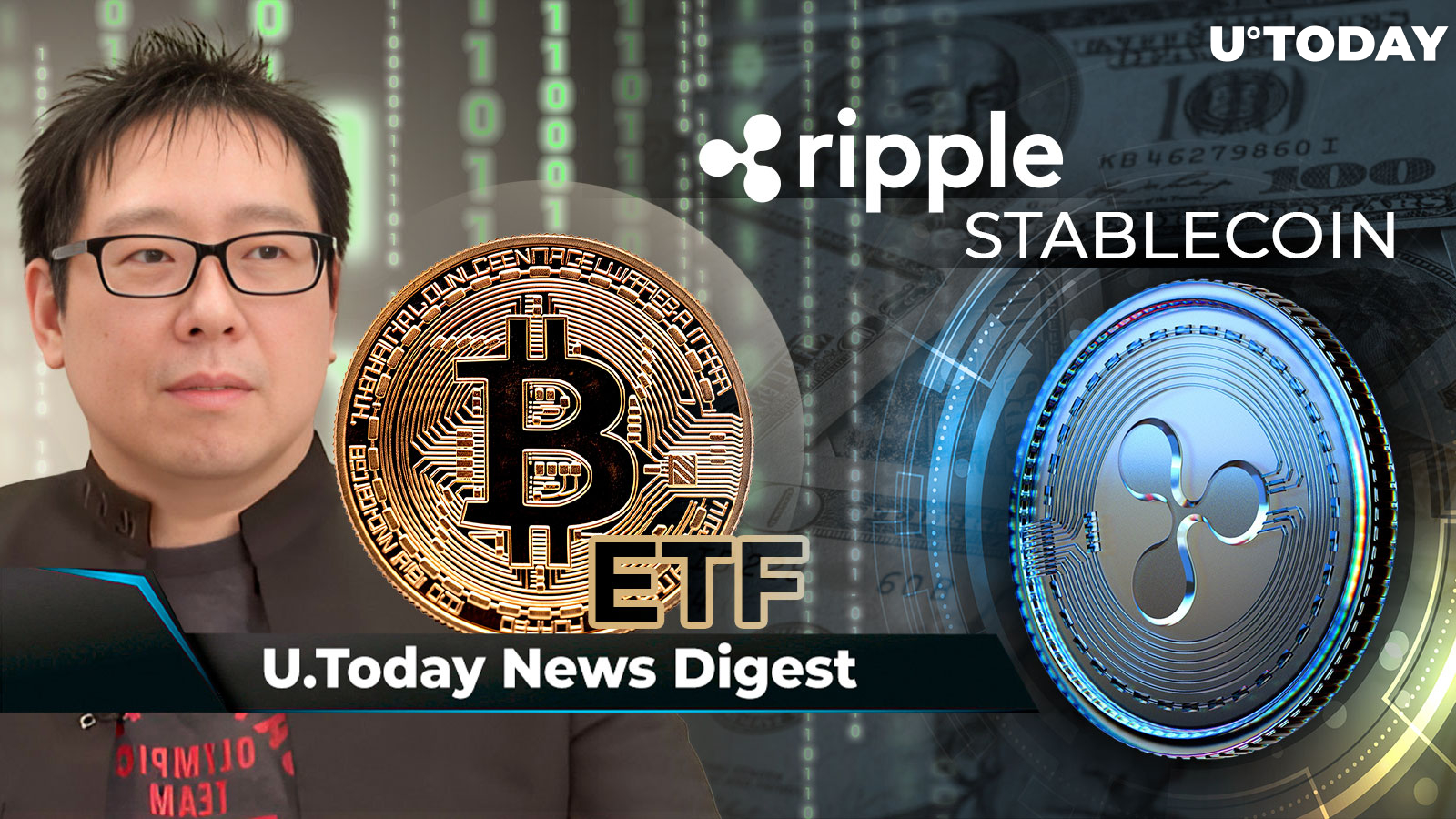 Ripple to Launch Dollar-Backed Stablecoin, Samson Mow Likens Bitcoin ETFs to Matrix's Neo, Shiba Inu Surges 1,058% in Key Metric: Crypto News Digest by U.Today