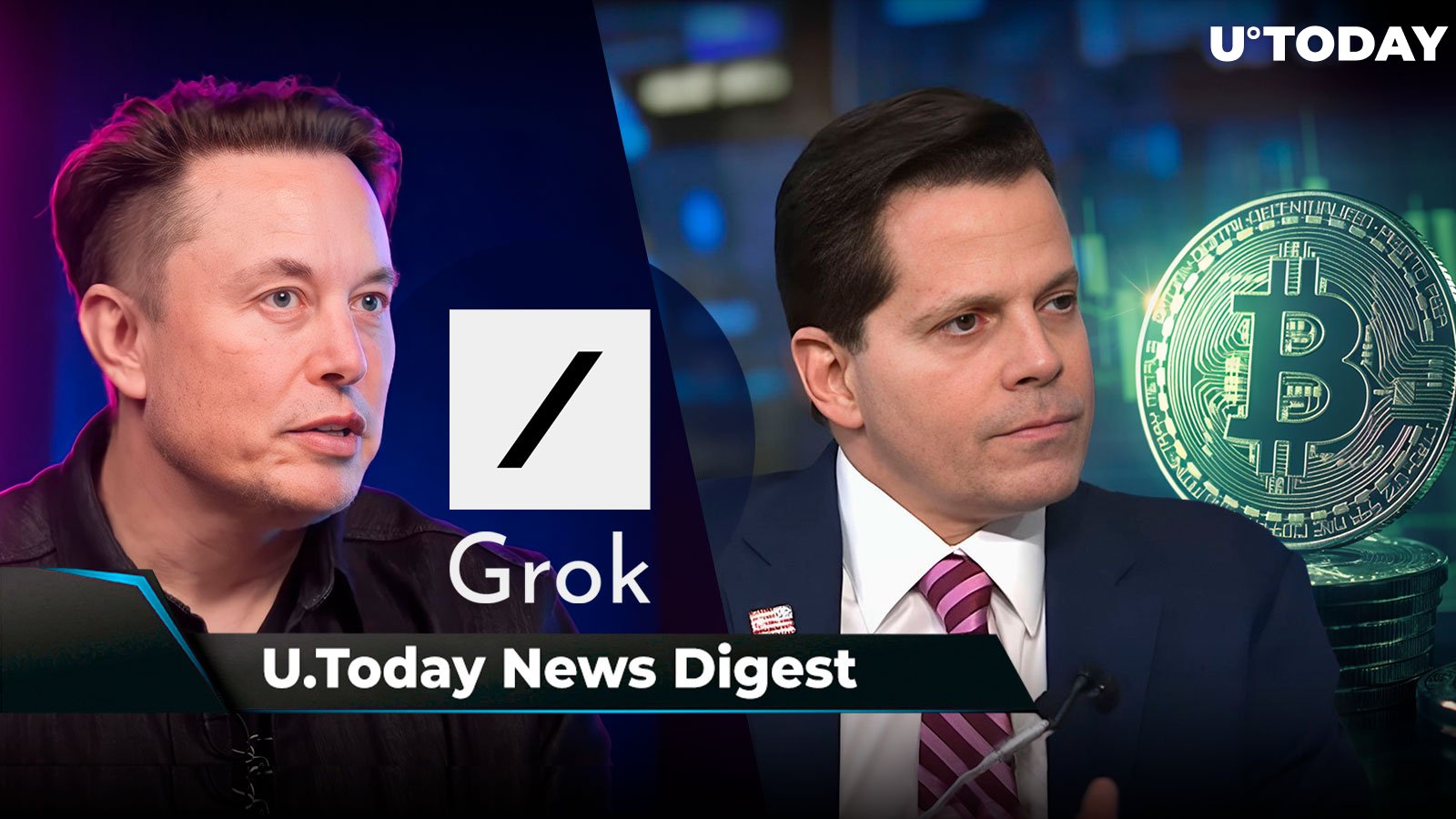 Elon Musk's Grok Now Surpasses ChatGPT-4 Massively, Anthony Scaramucci Shares Epic Bitcoin Price Prediction: Crypto News Digest by U.Today