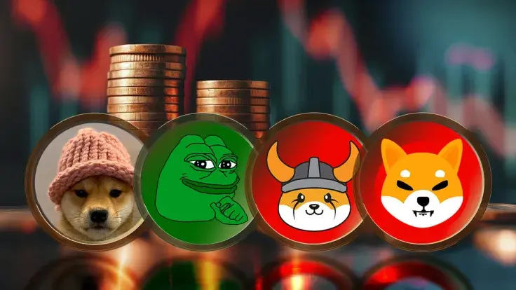 WIF, PEPE, FLOKI, SHIB in Red as Crypto Market Takes Breath