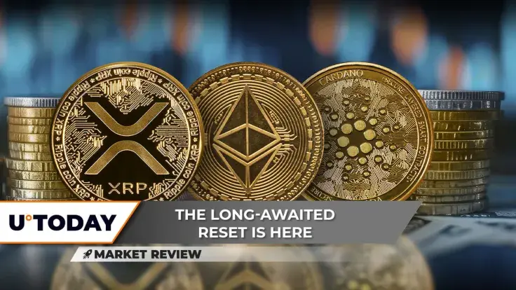 Will XRP Reversal Start After Volume 'Reset?' Ethereum (ETH) in Awful State, Cardano (ADA) Hits Gas Pedal at $0.45