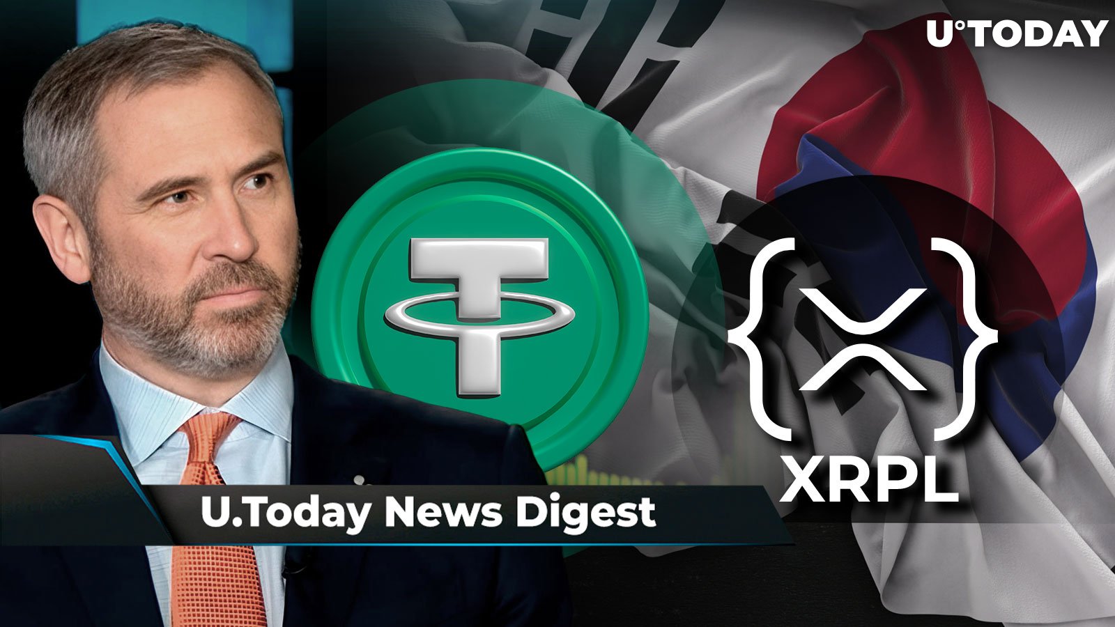 Ripple CEO Denies 'Attacking' Tether, XRP Spikes 194% in Volume as Key Ripple v. SEC Date Arrives, XRP Ledger Gets South Korean Validator: Crypto News Digest by U.Today