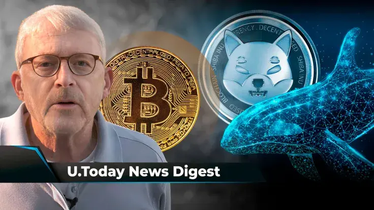 Peter Brandt Urges to Ignore Peter Schiff's 'Bitcoin Is Dead' Claim, Half Trillion SHIB Moved in 24 Hours, 7,000 ETH Mysteriously Moved to Robinhood: Crypto News Digest by U.Today
