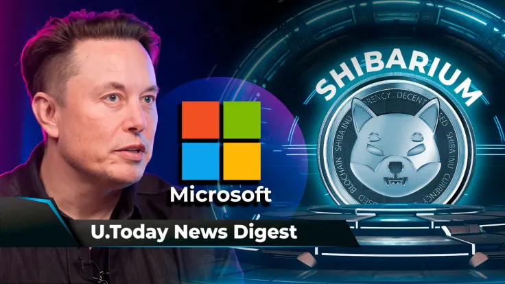 Elon Musk Issues 'Black Mirror' Warning, Shibarium on Verge of Major Record, Samson Mow Makes Bullish Bitcoin Statement: Crypto News Digest by U.Today