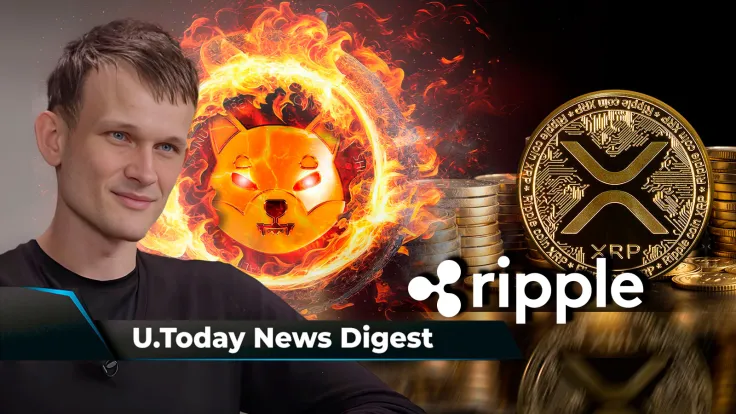 Shiba Inu Celebrates 3rd Anniversary of Vitalik Buterin's 410 Trillion SHIB Burn, Ripple Not Suppressing XRP Price, Says Legal Analyst: Crypto News Digest by U.Today