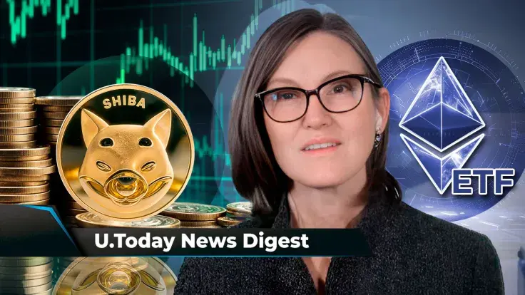 Shiba Inu May Break Major Record in June, Cathie Wood's Ark Invest Drops Plans to Issue Ethereum ETF, Max Keiser Issues BTC Prediction for El Salvador President: Crypto News Digest by U.Today