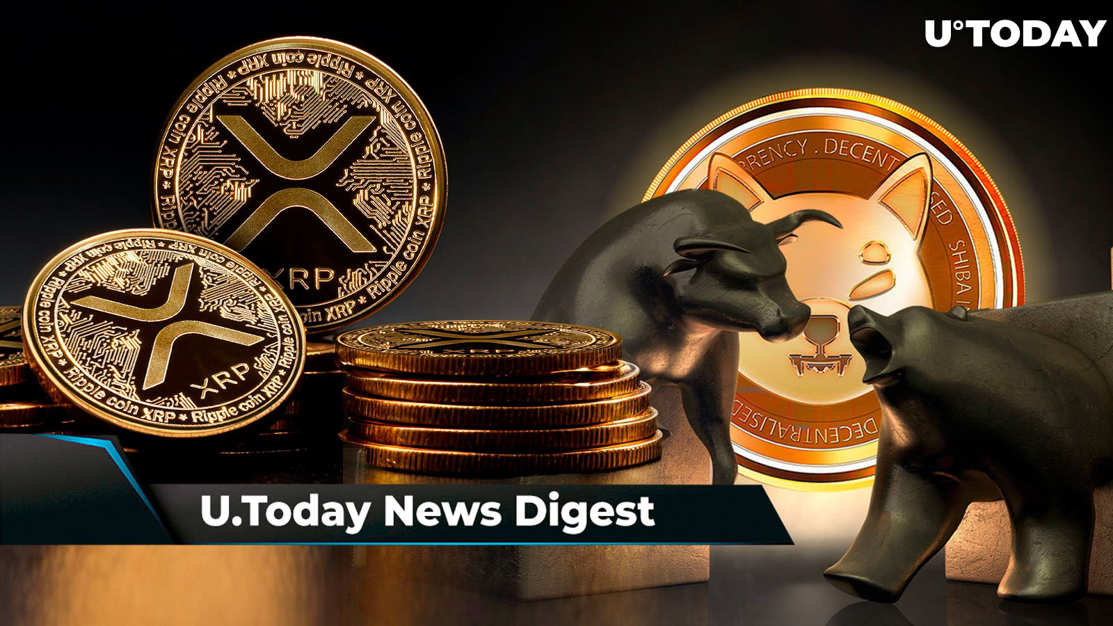 XRP Attracts $1.2 Million Inflow, 40 Trillion SHIB in Spotlight As Bulls and Bears Clash, Cardano Dominating Social Media Discussions: Crypto News Digest by U.Today