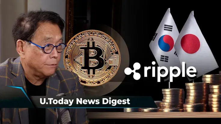 "Rich Dad Poor Dad" Author Names Easiest Way to Become a Millionaire, Ripple Unveils Major Initiative for Japan and South Korea: Crypto News Digest by U.Today