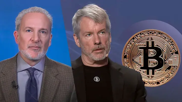 Bitcoin (BTC) Will Crash When Saylor Stops Buying, Peter Schiff Predicts