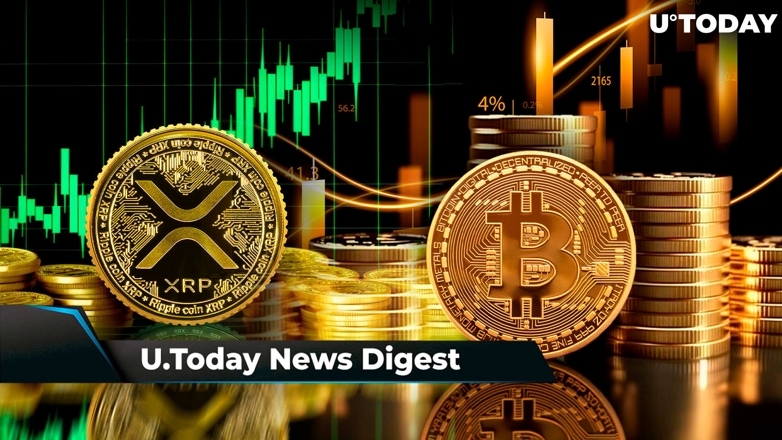 XRP Surges With $1 Million Fund Flows, Legendary 'Cup and Handle' Pattern Appears on Bitcoin Chart, Shibarium Spikes 962% in Key Metric: Crypto News Digest by U.Today