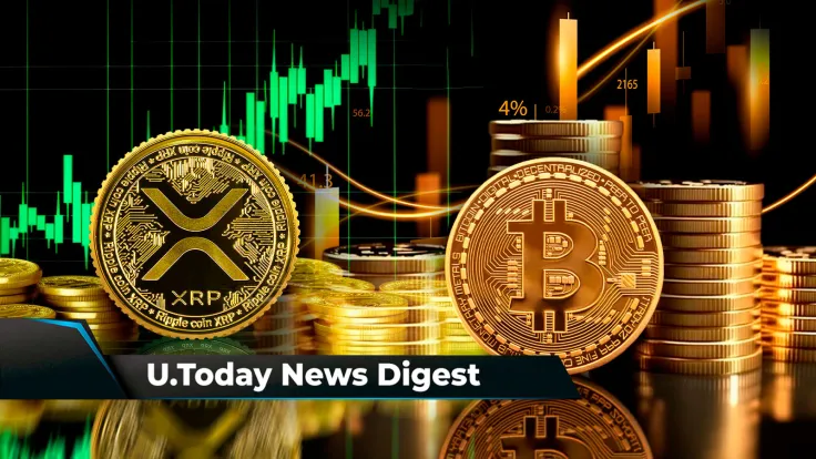 XRP Surges With $1 Million Fund Flows, Legendary 'Cup and Handle' Pattern Appears on Bitcoin Chart, Shibarium Spikes 962% in Key Metric: Crypto News Digest by U.Today