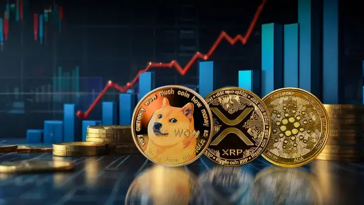 DOGE, XRP, ADA Eye Meteoric Rise on Metric's Signal