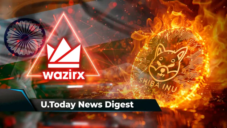 $230 Million Hack Stuns India's Largest Exchange, SHIB Skyrockets 874% in Major Metric, Ethereum Could Hit $4,000 Next Week: Crypto News Digest by U.Today