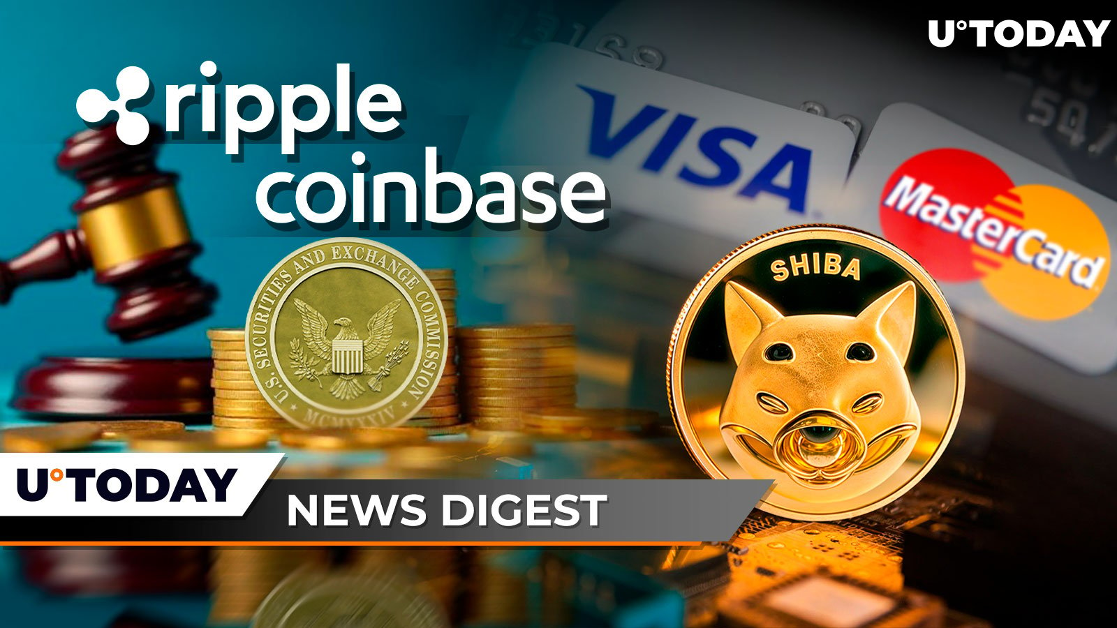 Crypto Industry Could Experience 'Ripple Effect,' Shiba Inu Launches On-ramp Feature with Visa and Mastercard, Goldman Sachs Reveals Massive Bitcoin ETF Holdings: Crypto News Digest by U.Today