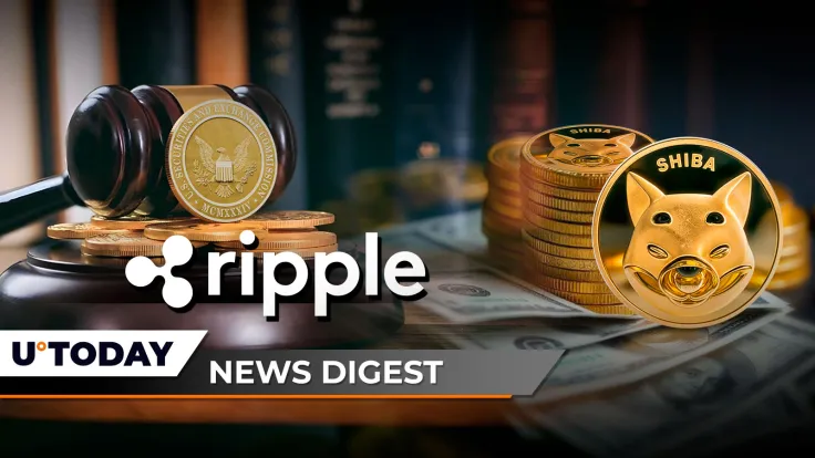 SEC Veteran Teases Potential Appeal Path in Ripple Case, 337 Billion SHIB Moved in 24 Hours, Ethereum's Buterin Makes Major ETH Transfer to Kraken: Crypto News Digest by U.Today