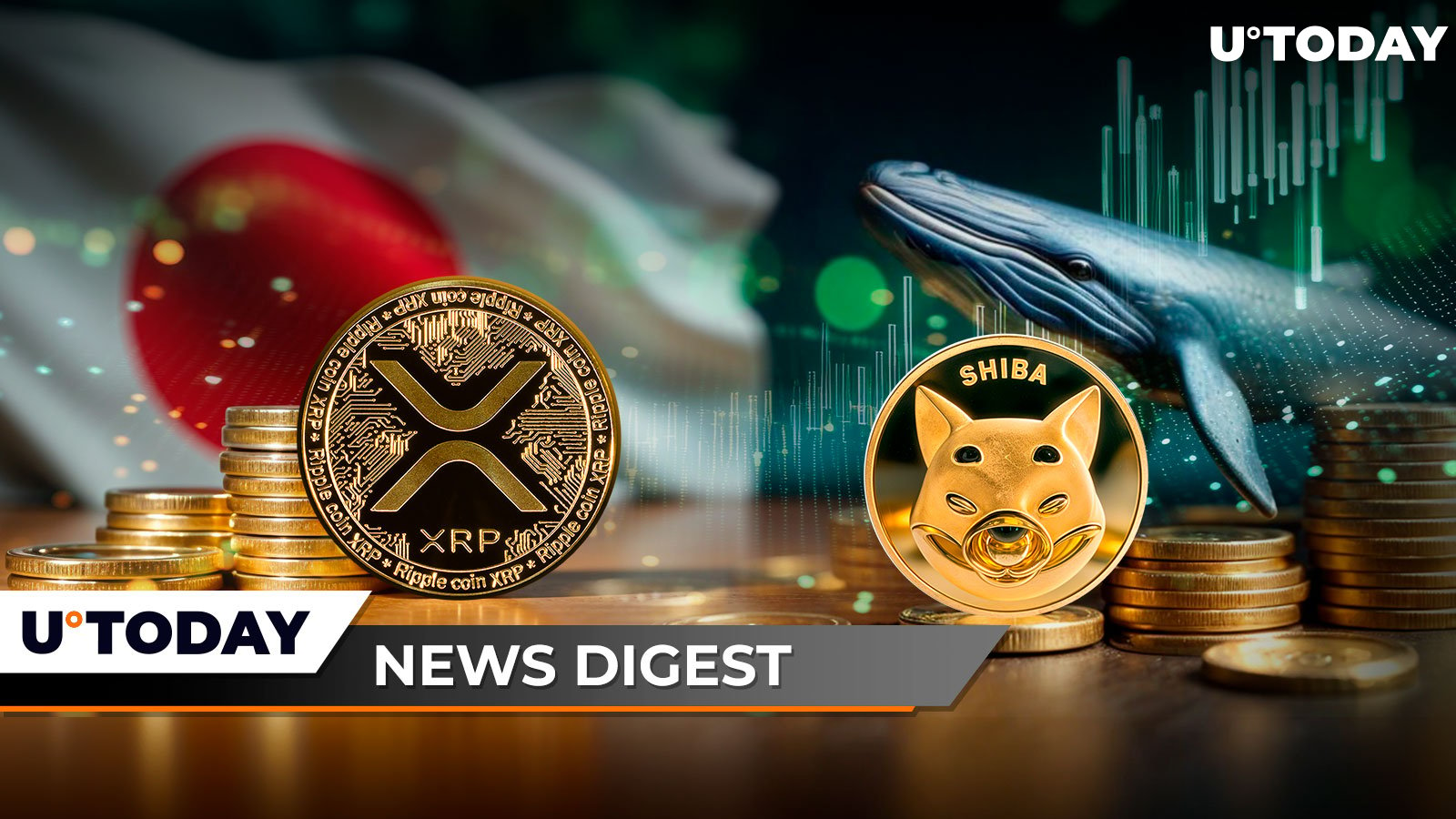 XRP Listed by Major Japanese Exchange, Shiba Inu Whale Activity Skyrockets 171%, Jim Cramer Provides Explanation for Crypto Market Bloodbath: Crypto News Digest by U.Today