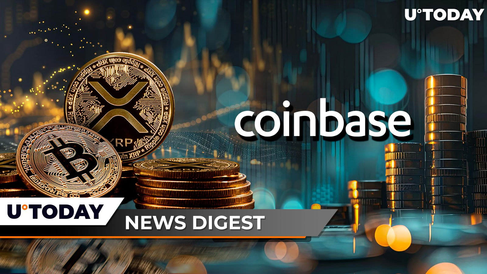 XRP Could be on Verge of 'Huge Squeeze' Against Bitcoin, Coinbase Announces New Listing, Binance XRP Reserves Drop to 2.78 Billion: Crypto News Digest by U.Today logo