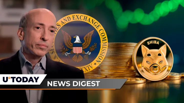 SEC Boss Gensler Announces When He's Stepping Down, Crucial Bitcoin Buy Warning Issued by Samson Mow, Shiba Inu Could be on Verge on Breakout: Crypto News Digest by U.Today
