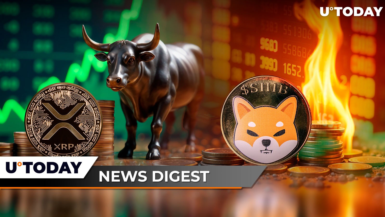 XRP Price Turns Bull Green on Christmas Eve, Shiba Inu Burns Collapse, Max Keiser Predicts $2,200,000 Per Bitcoin: Crypto News Digest by U.Today logo