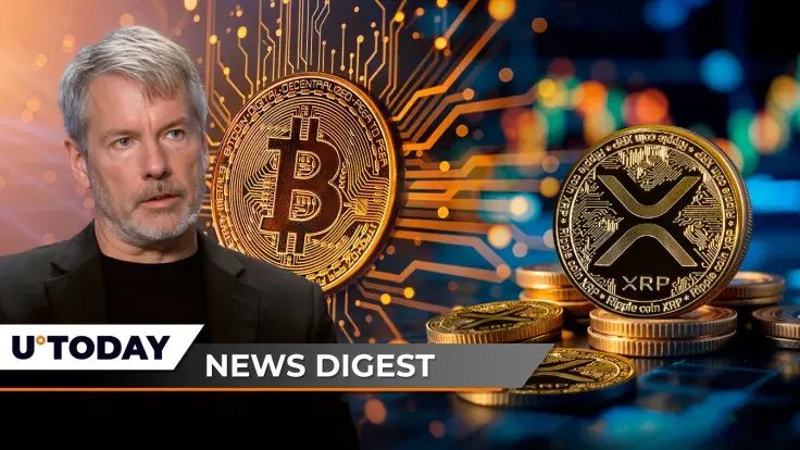 1,455% Liquidation Imbalance Stuns XRP Bulls in 1 Hour, Michael Saylor's Strategy Saw Biggest BTC Holdings Surge in Q4, 2024, Mike Novogratz Shows Support for XRP: Crypto News Digest by U.Today