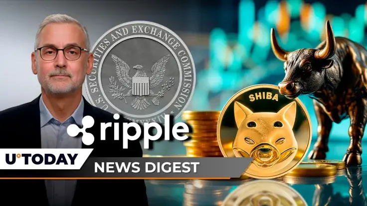 Ripple's Alderoty Makes His 'Last Update on SEC v. Ripple Ever,' Shiba Inu Records First Major Bullish Signal, Official Dogecoin Reserve Goes Live With 10 Million DOGE Purchase: Crypto News Digest by U.Today