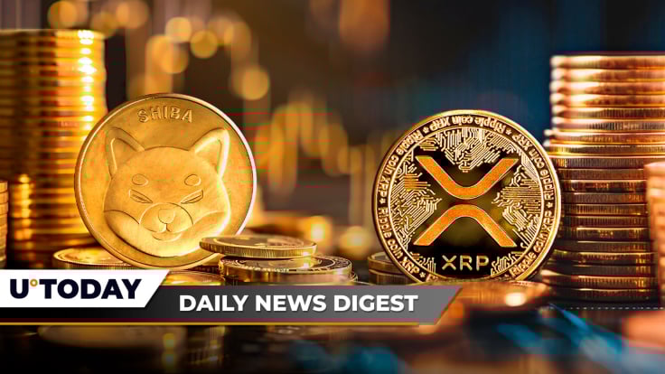 Don't Get Fooled by $3 XRP: Bollinger Bands, Cardano's Hoskinson Meets Ripple CEO, Shiba Inu Forms Golden Cross — Crypto News Digest