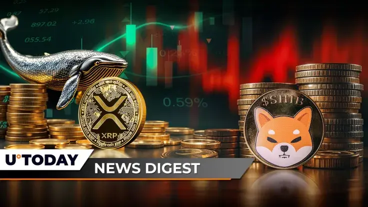1.3 Billion XRP in 8 Hours: Whales Go Crazy, Dogecoin (DOGE) Price in Breakout Mode, 99% Crash in Shibarium Transactions Puts Shiba Inu (SHIB) on Verge — Crypto News Digest