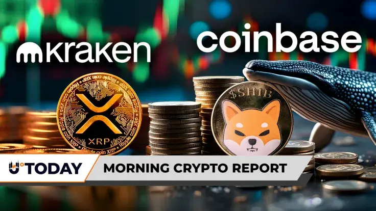 Morning Crypto Report: XRP Briefly Hits Abnormal $90 on Kraken, Coinbase Whale Absorbs 272,556,924,649 SHIB, Bitcoin in Bull Mode Above $87,600: Bollinger Bands