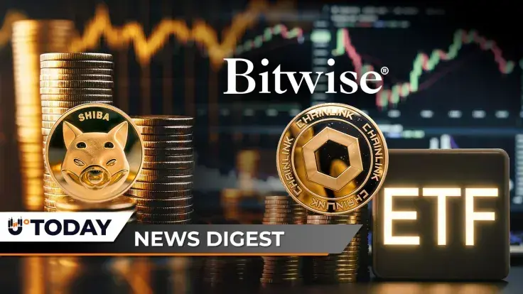 U.Today Crypto Digest: Ripple Gets Major EU License Approval, Shiba Inu (SHIB) Price Teases 22% Golden Cross Breakout, Bitwise Launches Chainlink (LINK) ETF