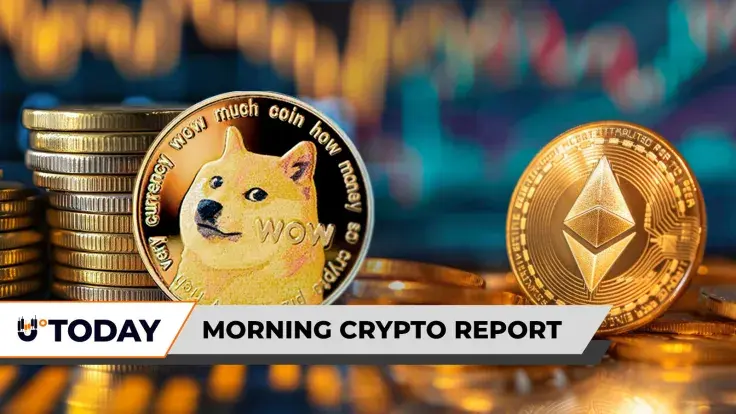 Morning Crypto Report: Dogecoin (DOGE) Rises on Musk's Wealth Record, Ethereum (ETH) Eyes 24% Rally, Cardano (ADA) Dethrones Bitcoin Cash and Hyperliquid From Top 10