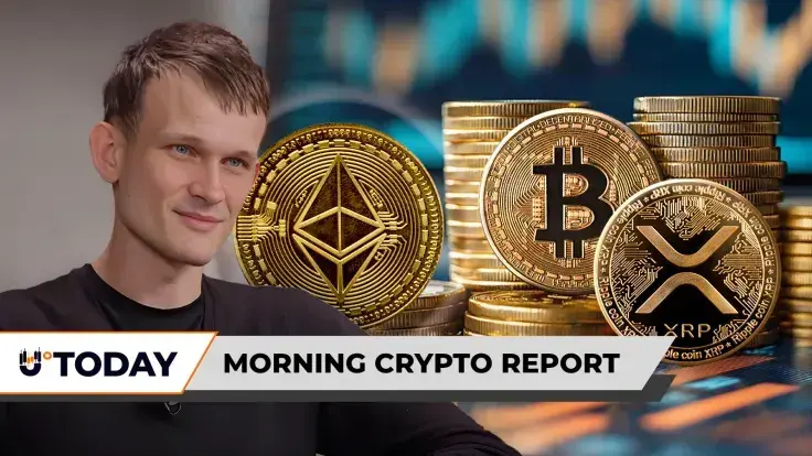 Morning Crypto Report: XRP on the Edge vs Bitcoin as February Ends, Vitalik Buterin Donates More ETH for Charity, Shiba Inu (SHIB) May Challenge PayPal USD in March