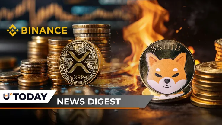 XRP Faces Liquidity Crunch on Binance, Shiba Inu Burn Rate Jumps 53,954%, Rockefeller Buys 146% Stake in Saylor’s Strategy — U.Today Crypto Digest