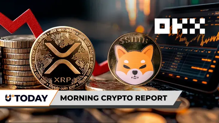 XRP Records 8-Year Q1 Low: Can It Be Bottom? 32.86 Billion Shiba Inu (SHIB) Goes Offline on OKX, Bitcoin Mogul Michael Saylor Signals New Billion-Dollar BTC Push With 'Laser Eyes' — Morning Crypto Report