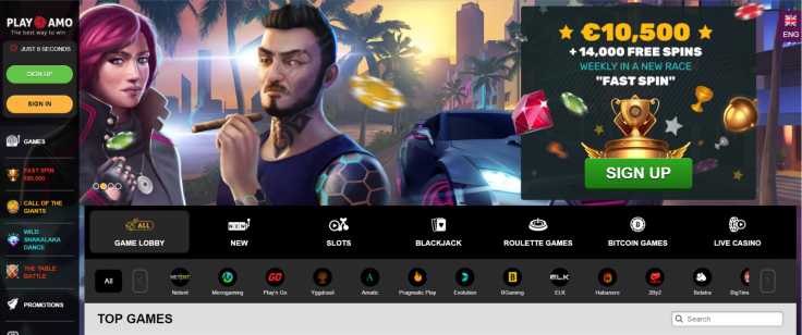 Playamo offers a myriad of games and decent customer support