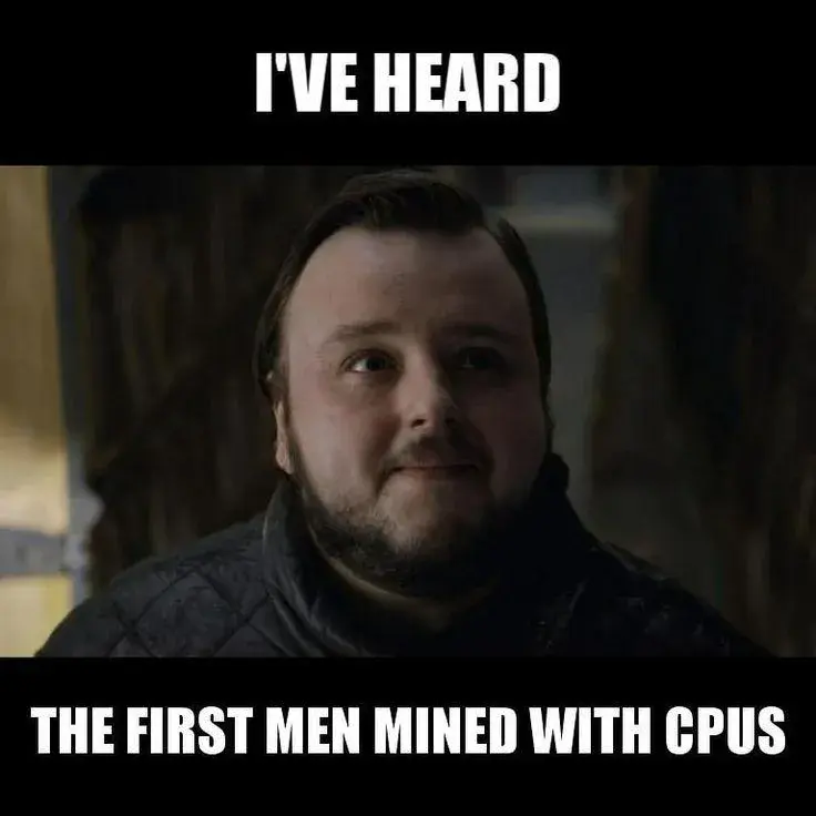 Mine with CPUs