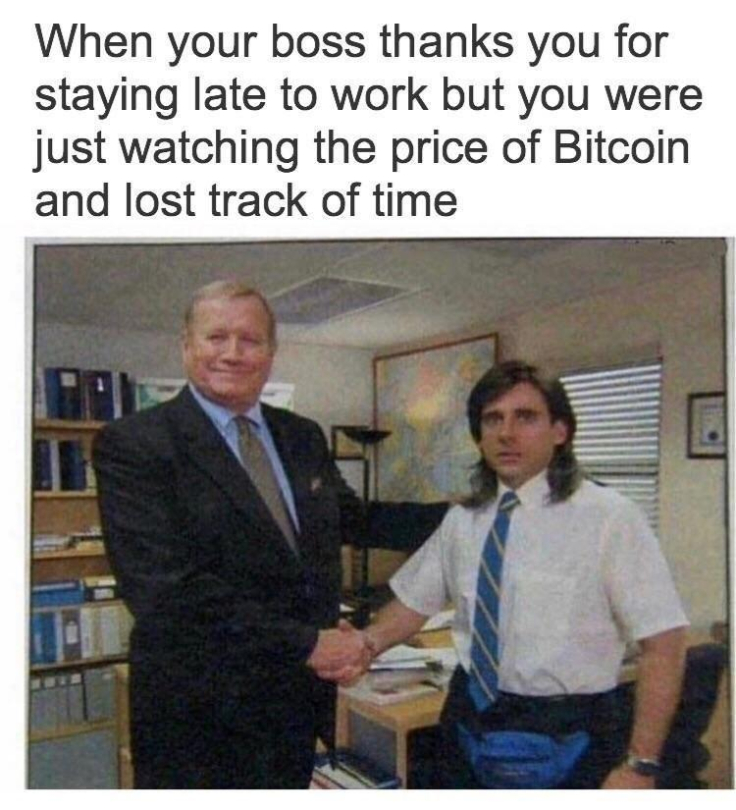 Watching the price of Bitcoin