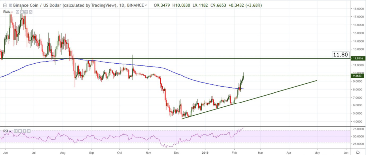 BNB/USD chart