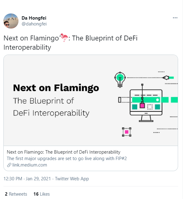Flamingo Neo-based DeFi is ready for a major revamp: Da Hongfei