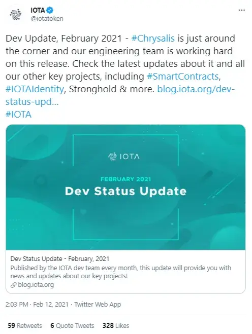 IOTA is almost ready to release its smart contracts alpha