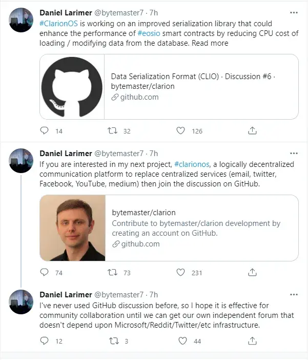 Ex-Block.one Larimer launches decentralized messenger