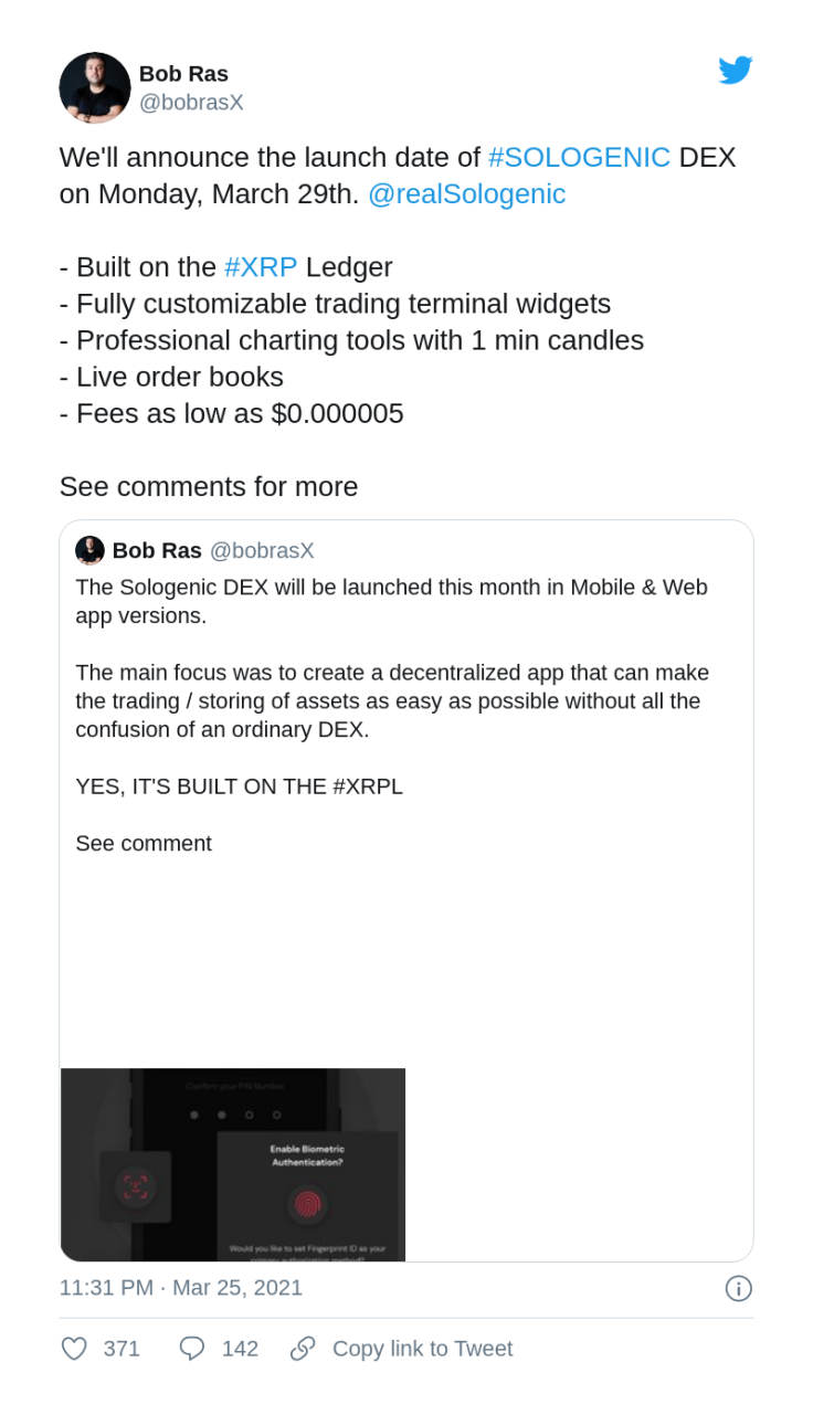 SOLOGENIC DEX incles closer to mainnet