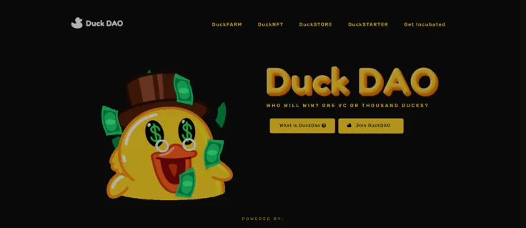 DuckDAO partners Tron blockchain