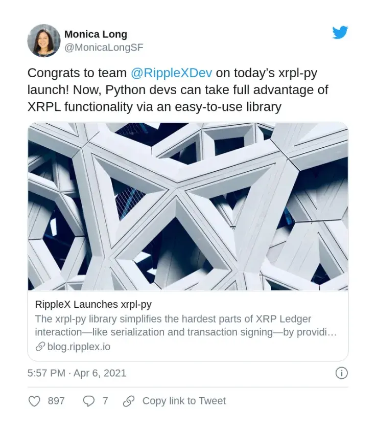 RippleX releases xrpl-py implementation on Python