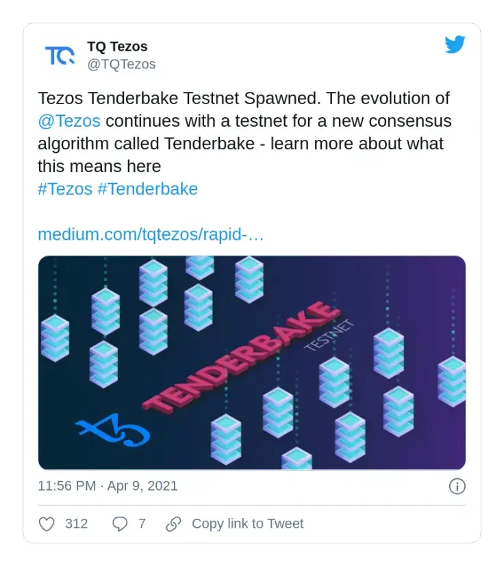 Tezos activates new testnet