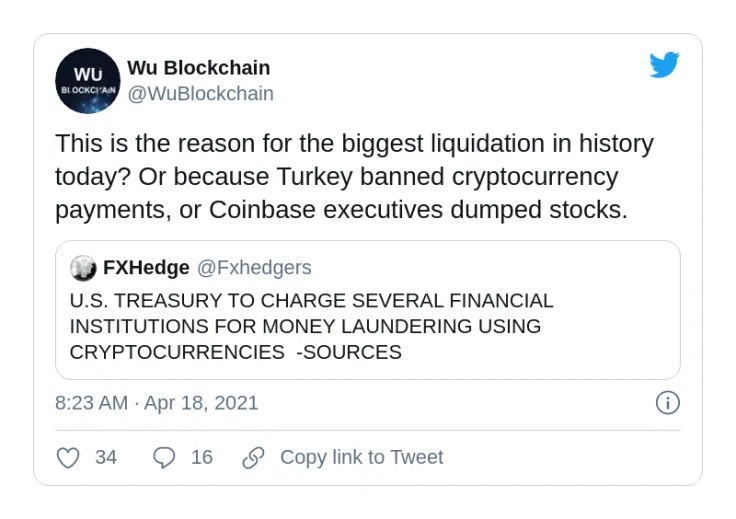 Bitcoin plummets to $51K on bad news