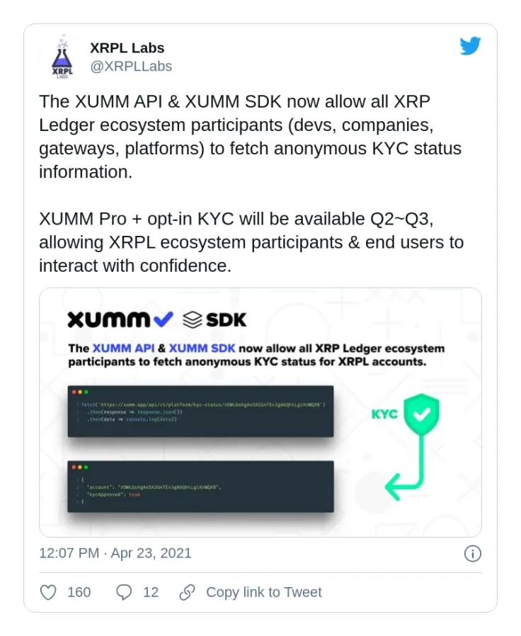 XUMM wallet re-shapes KYC checks