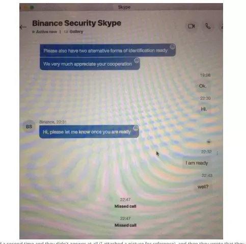 Account blocked