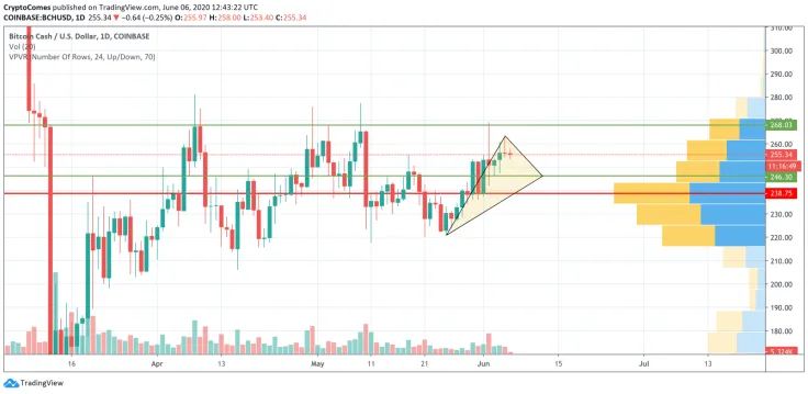 BCH/USD chart by TradingView