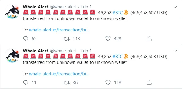 BTC Whale Alert